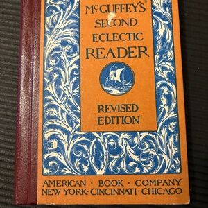 Antique McGuffey's Second Eclectic Reader, 1920 Revised Edition